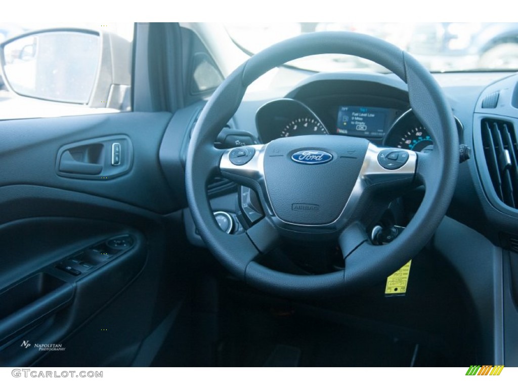 2015 Escape S - Oxford White / Charcoal Black photo #6