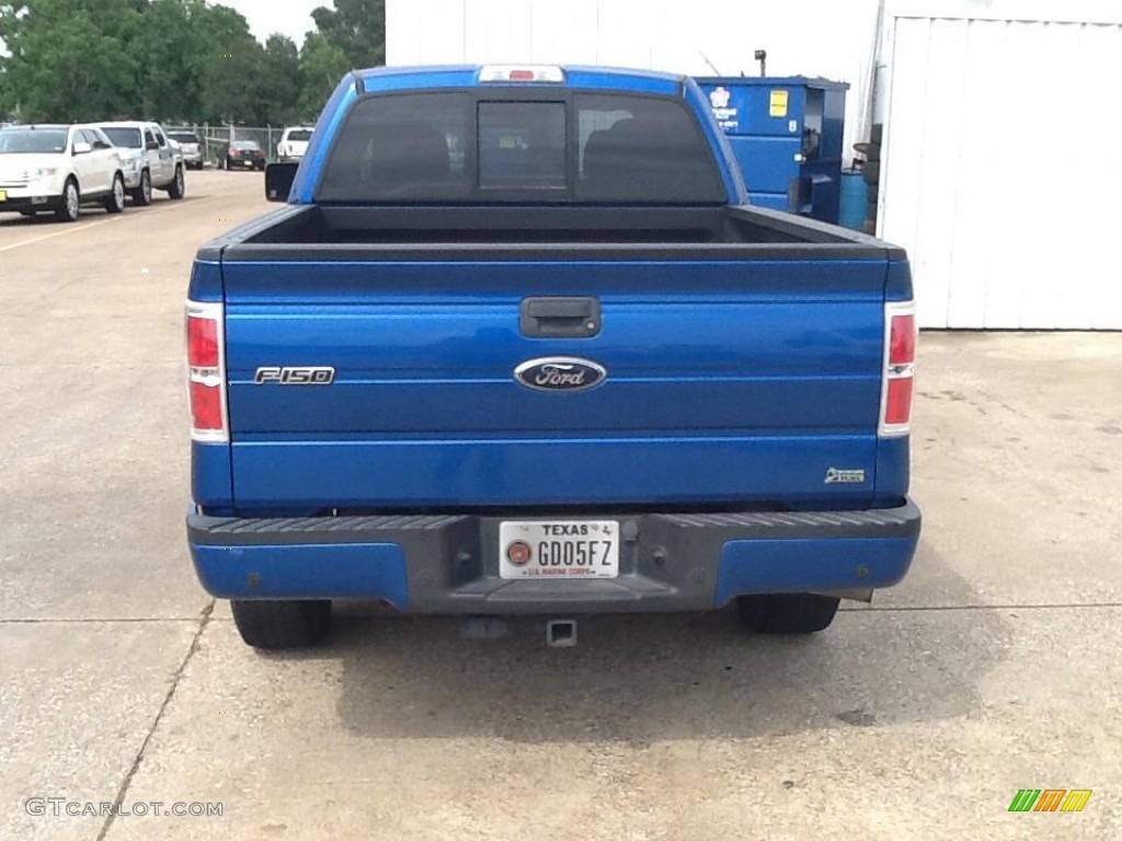 2010 F150 FX4 SuperCab 4x4 - Blue Flame Metallic / Black photo #3