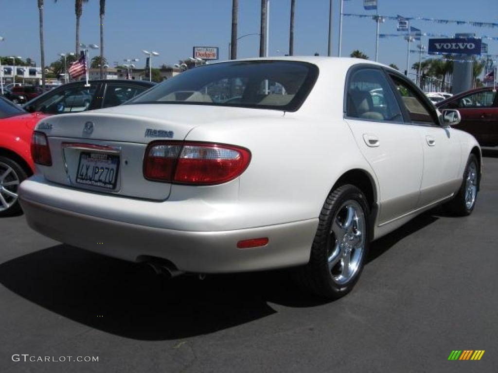 1999 Millenia S Sedan - Snow White Pearl Mica / Beige photo #4