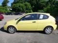 2009 Mellow Yellow Hyundai Accent GS 3 Door  photo #5