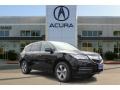 2016 Crystal Black Pearl Acura MDX SH-AWD  photo #1