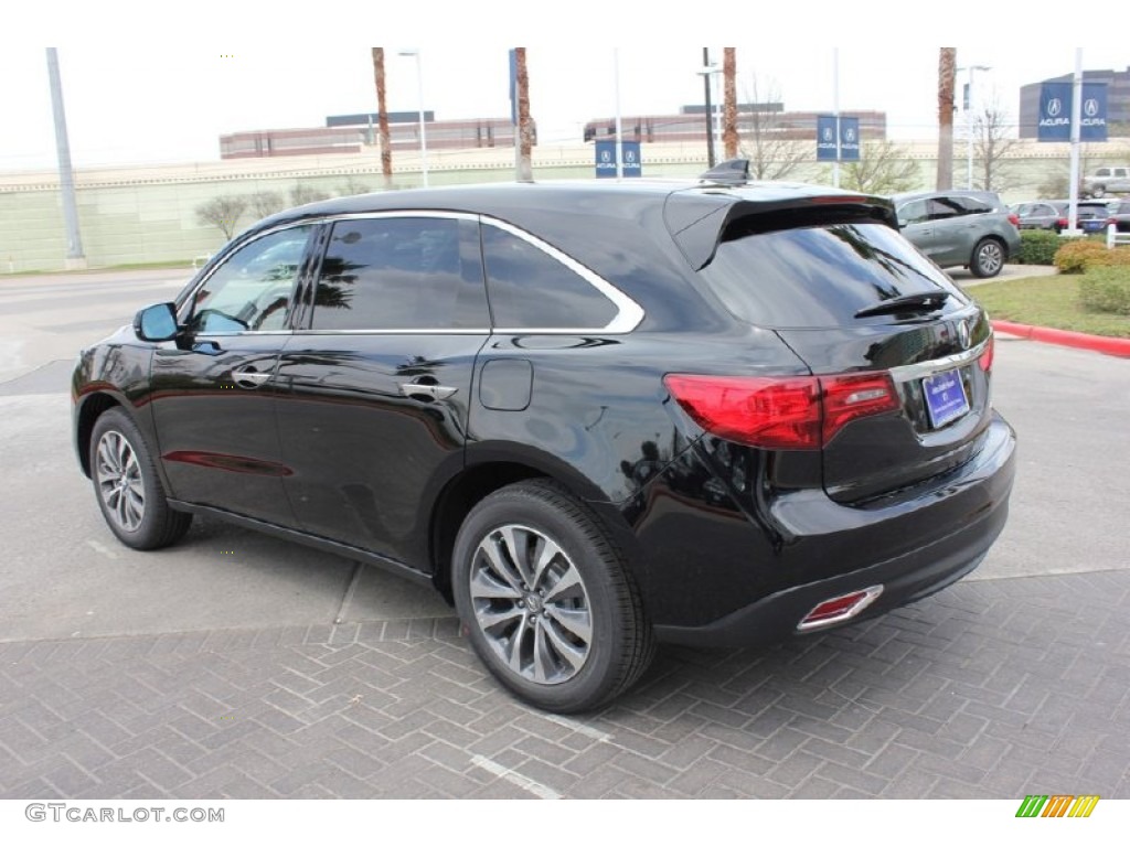 2016 MDX SH-AWD Technology - Crystal Black Pearl / Ebony photo #5