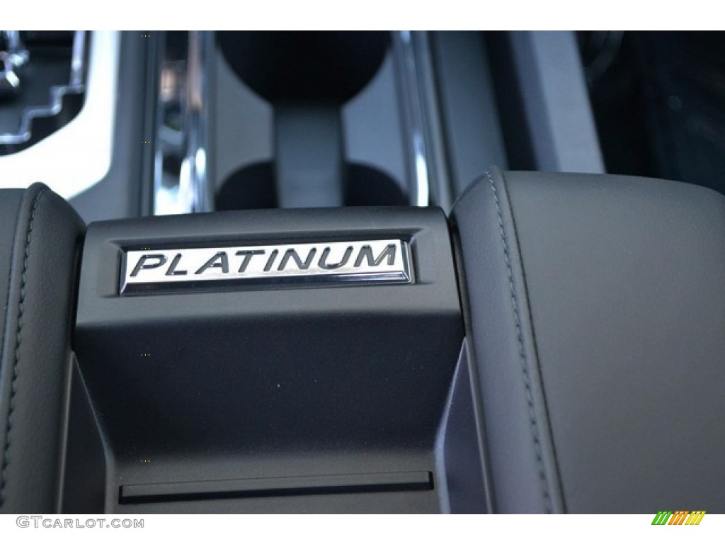 2015 Tundra Platinum CrewMax 4x4 - Super White / Black photo #8