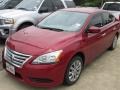 2014 Red Brick Nissan Sentra SR  photo #1