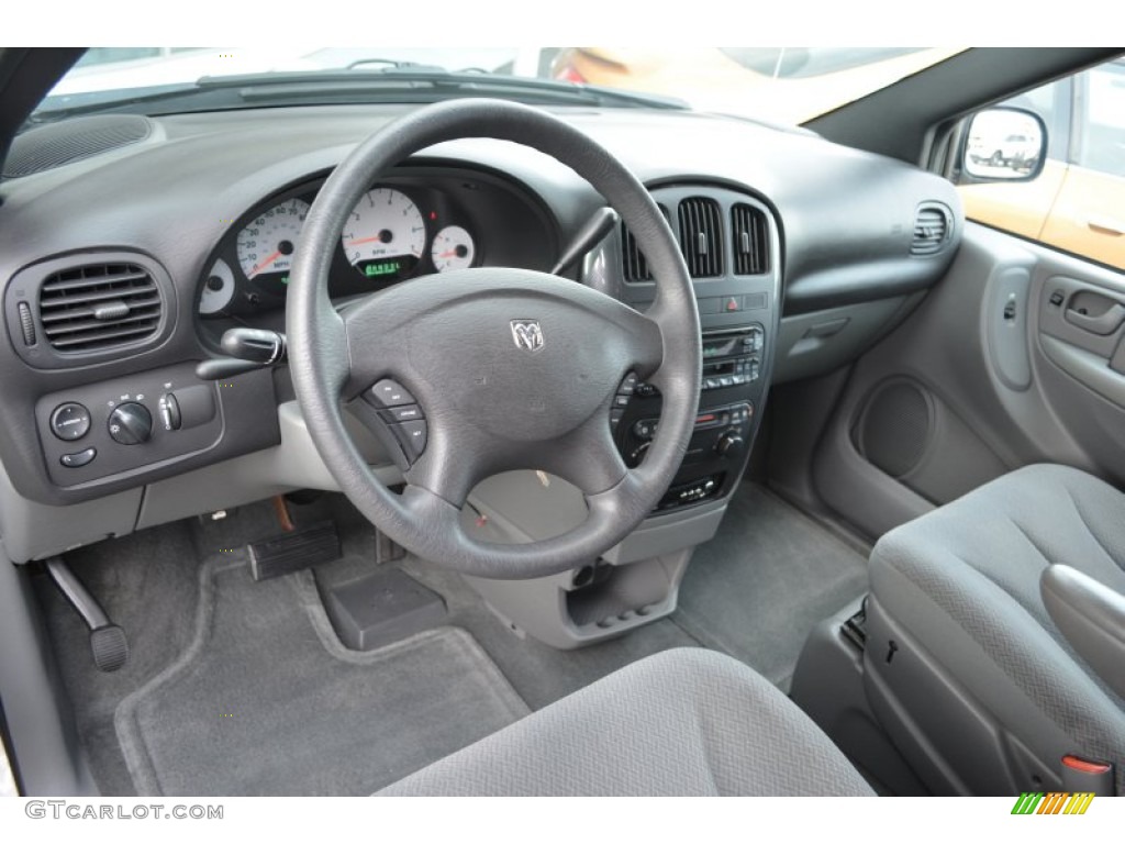 2005 Caravan SXT - Stone White / Medium Slate Gray photo #11