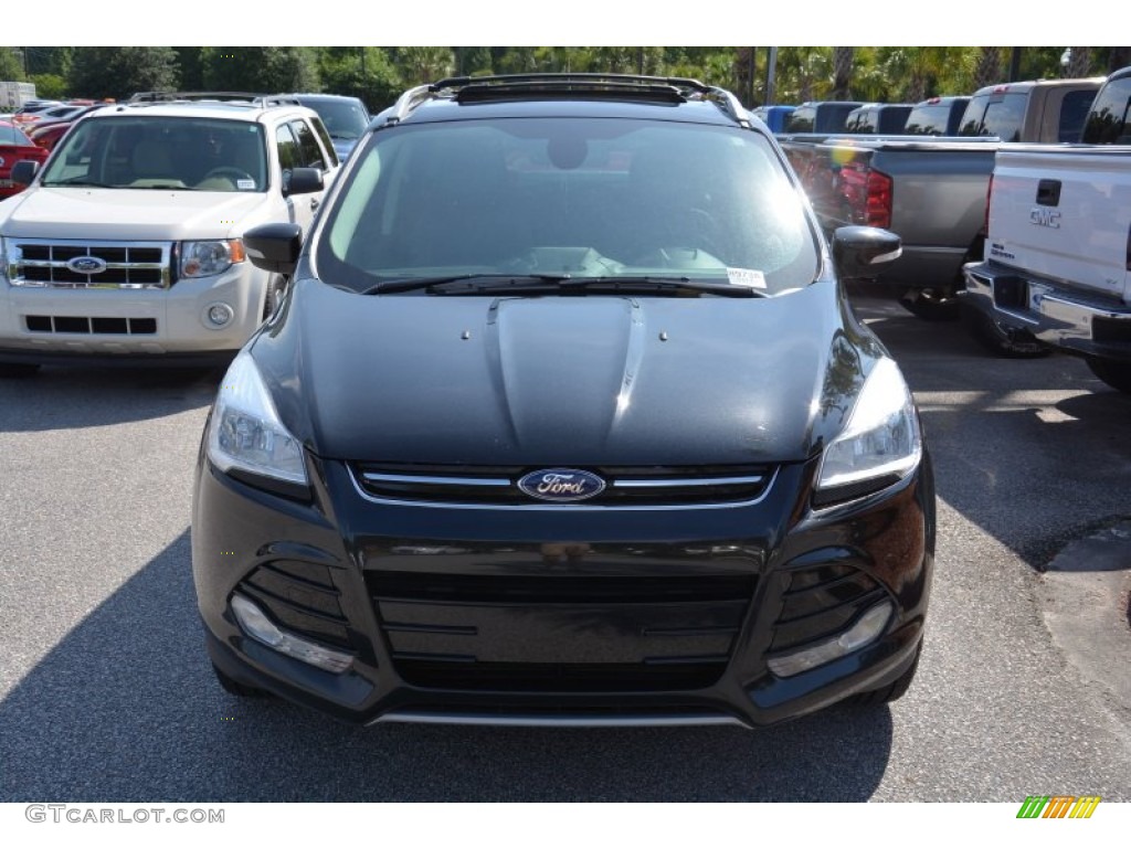 2014 Escape Titanium 1.6L EcoBoost - Tuxedo Black / Charcoal Black photo #3