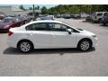 Taffeta White - Civic LX Sedan Photo No. 4