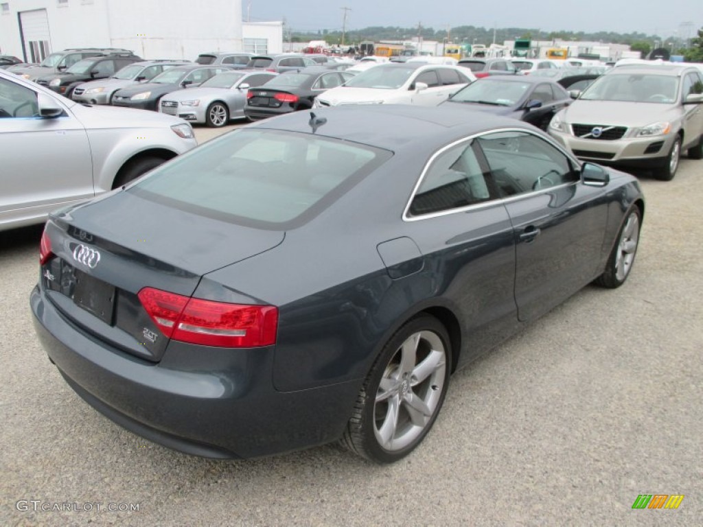 2011 A5 2.0T quattro Coupe - Meteor Grey Pearl Effect / Black photo #3