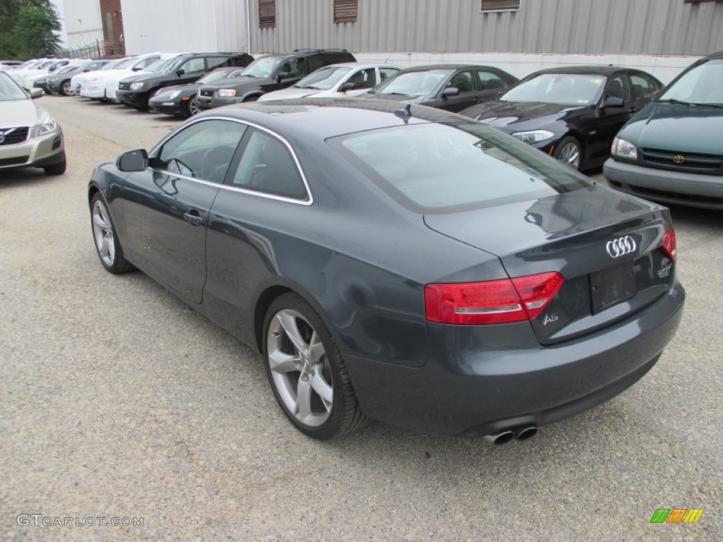 2011 A5 2.0T quattro Coupe - Meteor Grey Pearl Effect / Black photo #10