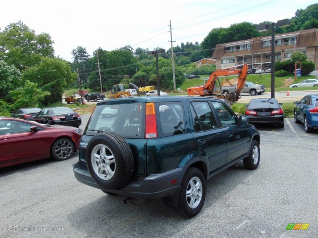 2001 CR-V EX 4WD - Clover Green Pearl / Dark Gray photo #3