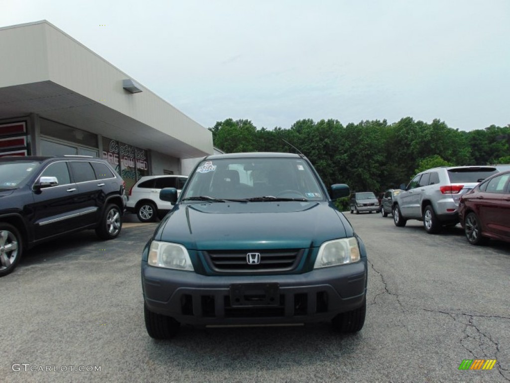 2001 CR-V EX 4WD - Clover Green Pearl / Dark Gray photo #8