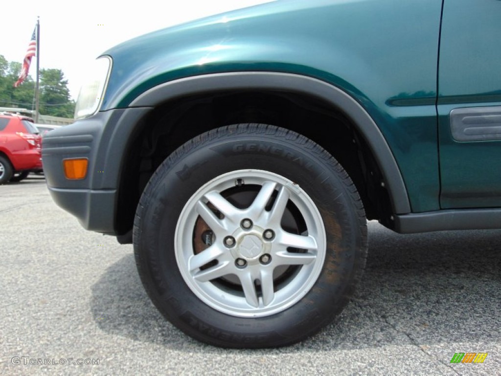 2001 CR-V EX 4WD - Clover Green Pearl / Dark Gray photo #11