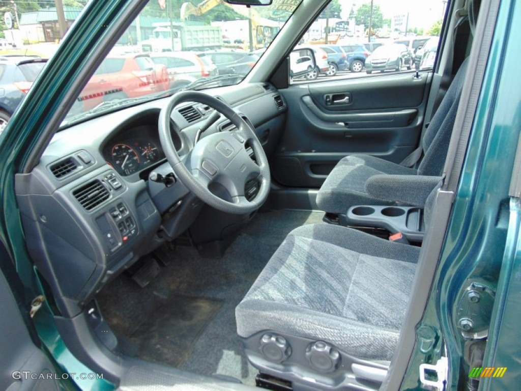 2001 CR-V EX 4WD - Clover Green Pearl / Dark Gray photo #15
