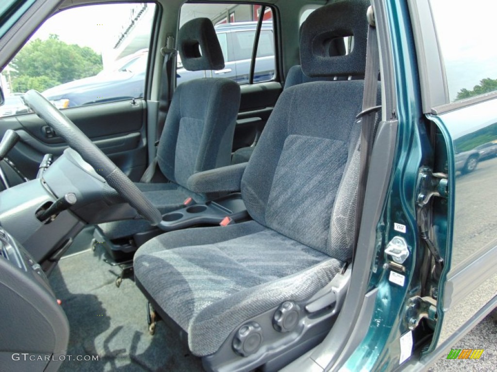 2001 CR-V EX 4WD - Clover Green Pearl / Dark Gray photo #16