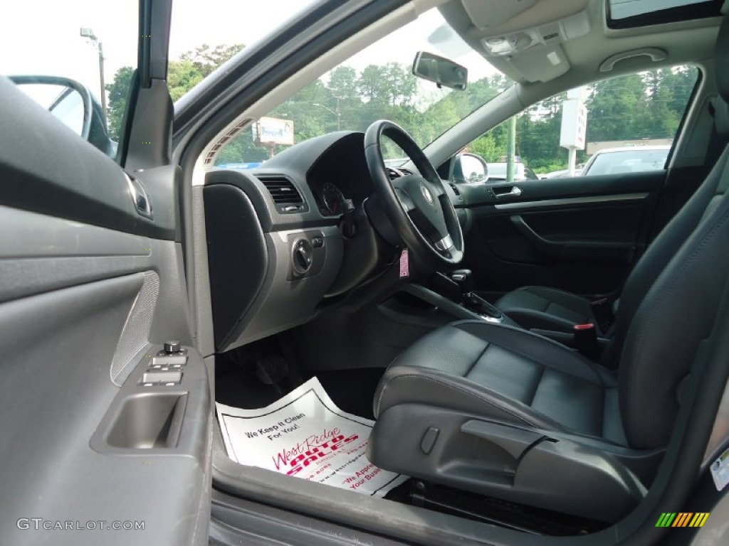 Art Grey Interior 2009 Volkswagen Jetta SE Sedan Photo #104992887