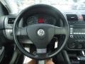 2009 Volkswagen Jetta Art Grey Interior Steering Wheel Photo