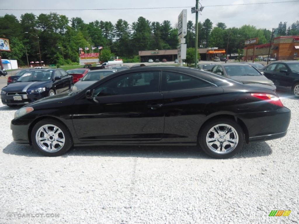 2006 Solara SE V6 Coupe - Black / Dark Stone photo #3