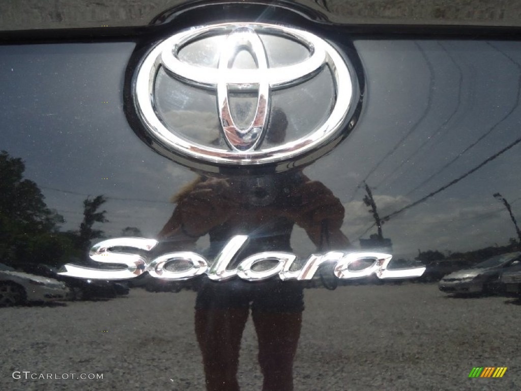 2006 Solara SE V6 Coupe - Black / Dark Stone photo #9