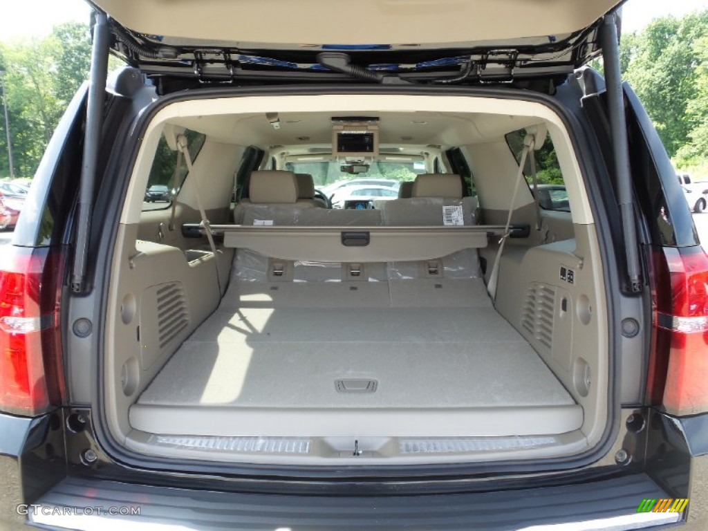 2015 Suburban LTZ 4WD - Black / Cocoa/Mahogany photo #8