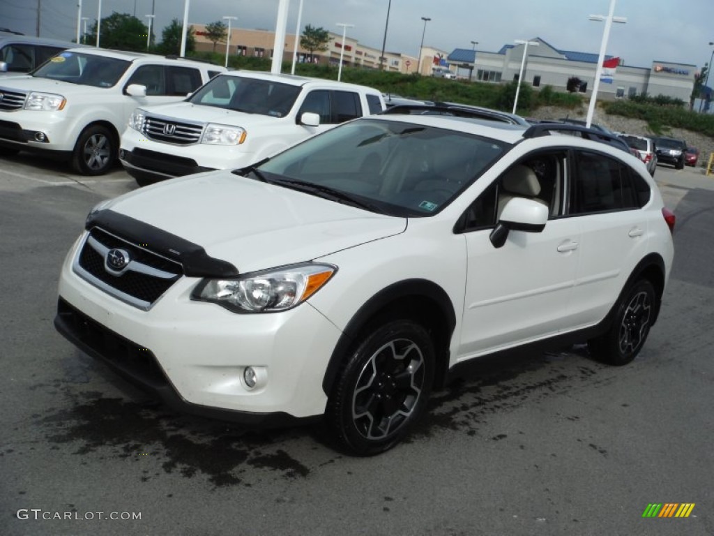 Satin White Pearl 2014 Subaru XV Crosstrek 2.0i Premium Exterior Photo #104996250