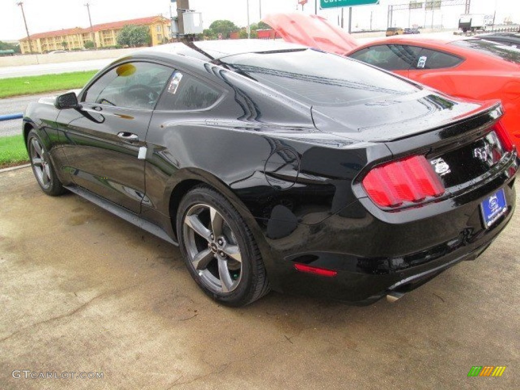 2015 Mustang EcoBoost Coupe - Black / Ebony photo #5