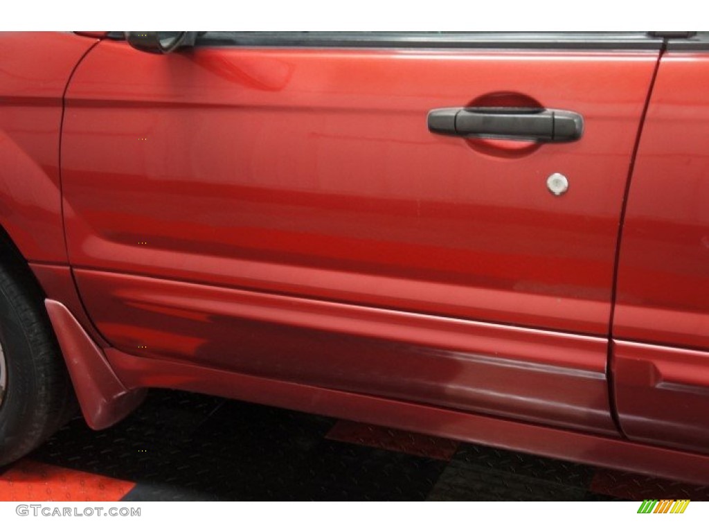 2003 Forester 2.5 XS - Cayenne Red Pearl / Beige photo #61