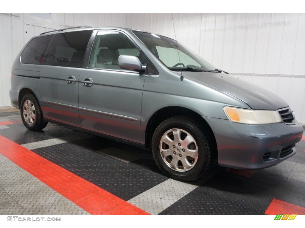 2002 Odyssey EX - Granite Green Metallic / Quartz Gray photo #6