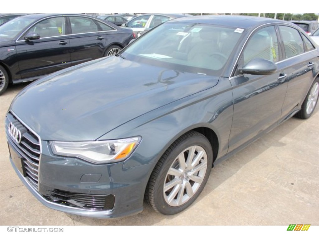 Aviator Blue Metallic 2016 Audi A6 2.0 TFSI Premium Plus quattro Exterior Photo #105002994