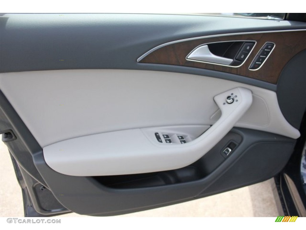 2016 Audi A6 2.0 TFSI Premium Plus quattro Flint Grey Door Panel Photo #105003084