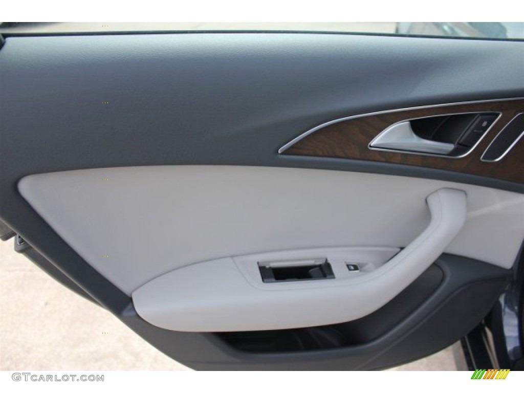 2016 Audi A6 2.0 TFSI Premium Plus quattro Flint Grey Door Panel Photo #105003648