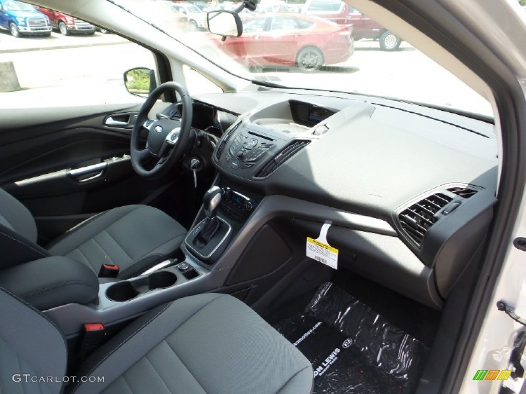 2015 C-Max Hybrid SE - Ingot Silver Metallic / Charcoal Black photo #2