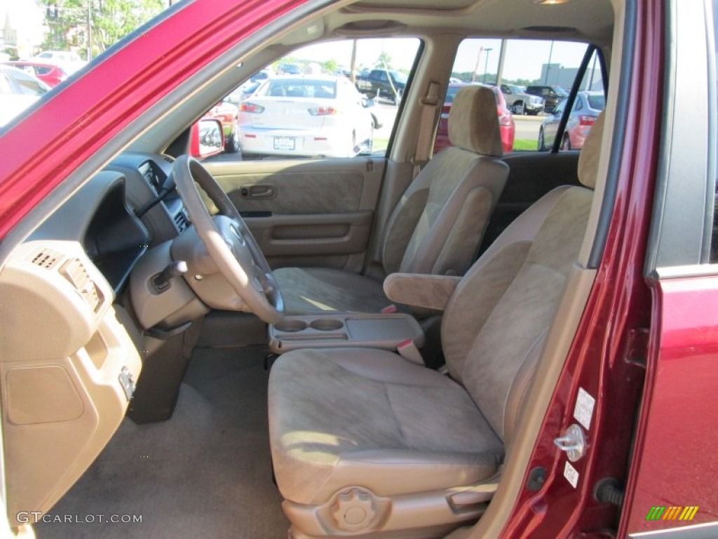 2004 CR-V EX 4WD - Chianti Red Pearl / Saddle photo #11