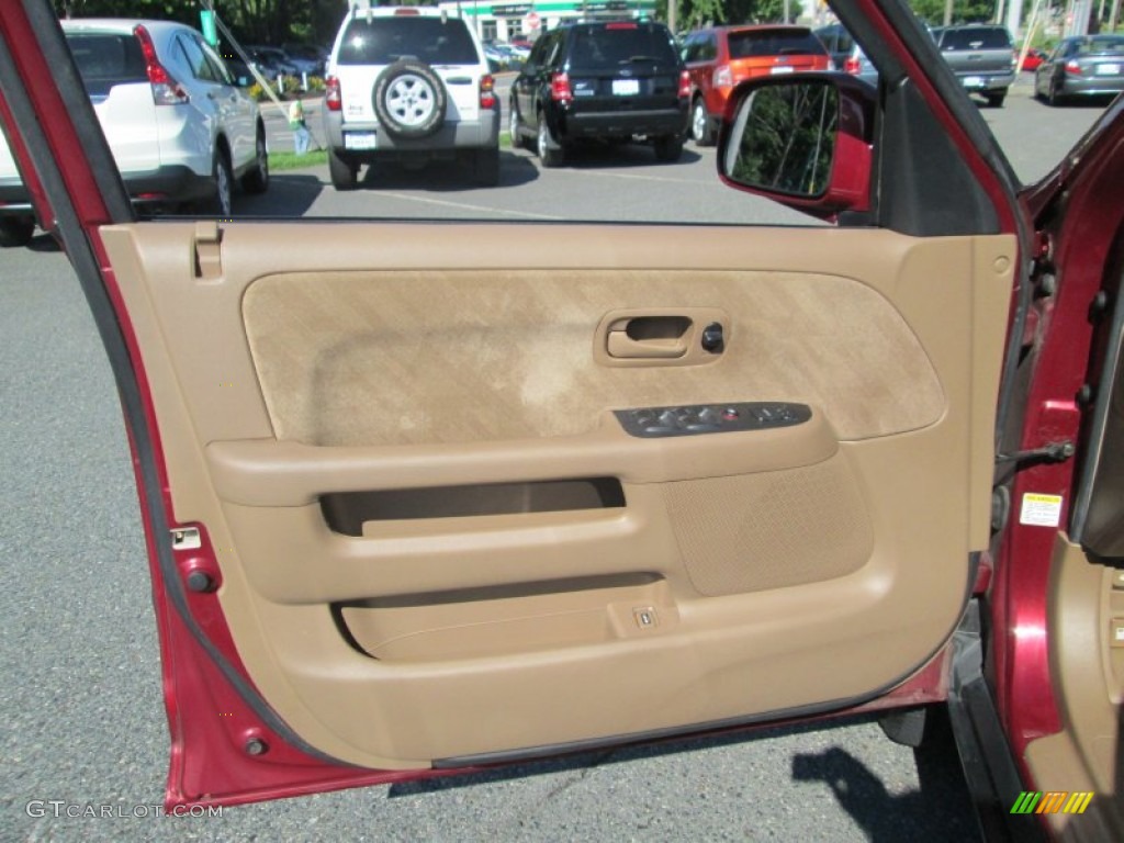 2004 CR-V EX 4WD - Chianti Red Pearl / Saddle photo #12