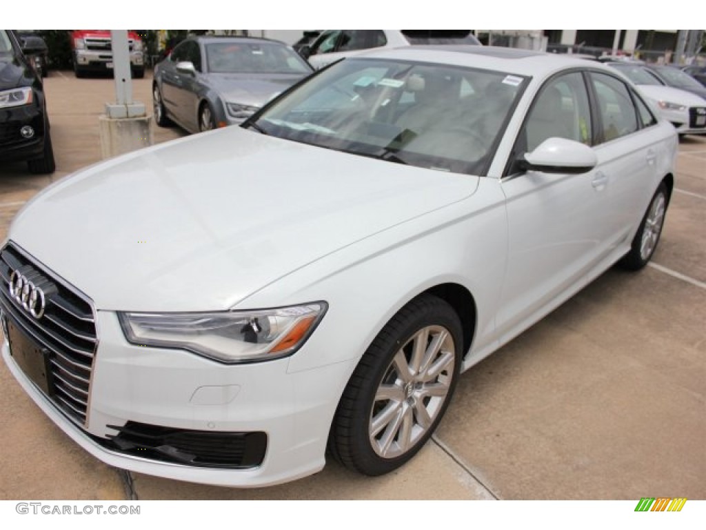 Glacier White Metallic 2016 Audi A6 2.0 TFSI Premium Plus quattro Exterior Photo #105003978