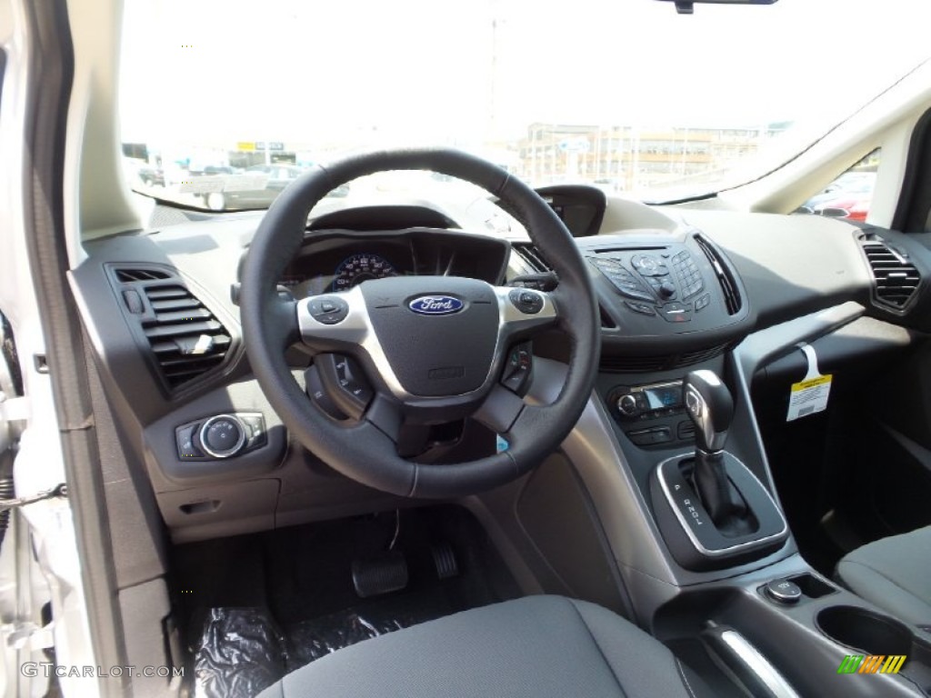 2015 C-Max Hybrid SE - Ingot Silver Metallic / Charcoal Black photo #13