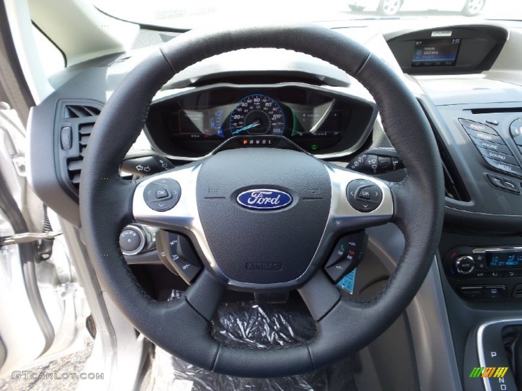 2015 C-Max Hybrid SE - Ingot Silver Metallic / Charcoal Black photo #15