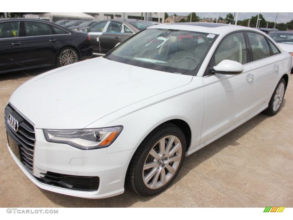 Glacier White Metallic 2016 Audi A6 2.0 TFSI Premium Plus quattro Exterior Photo #105004779