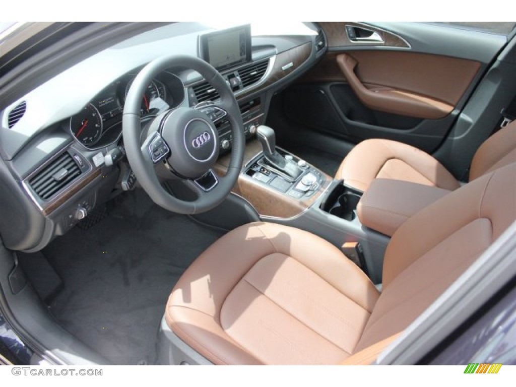 Nougat Brown Interior 2016 Audi A6 3.0 TDI Premium Plus quattro Photo #105006093