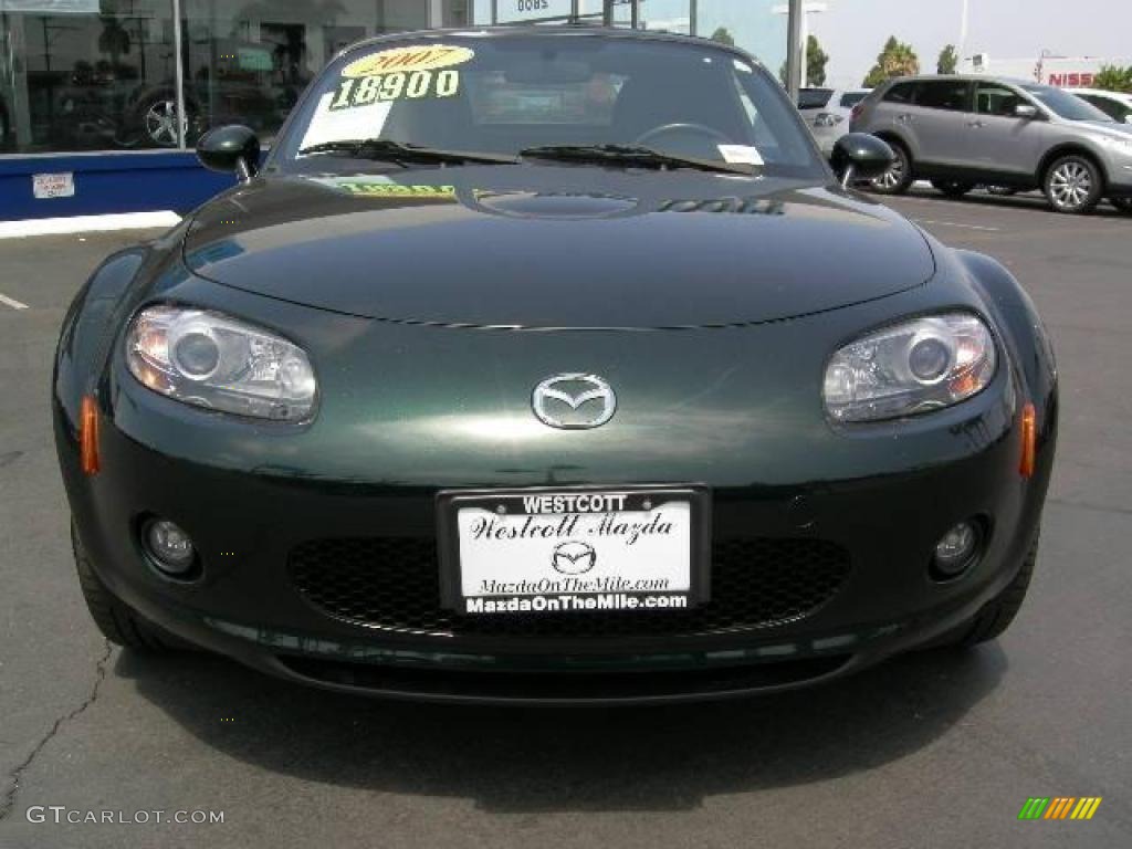 2007 MX-5 Miata Touring Roadster - Highland Green / Black photo #2