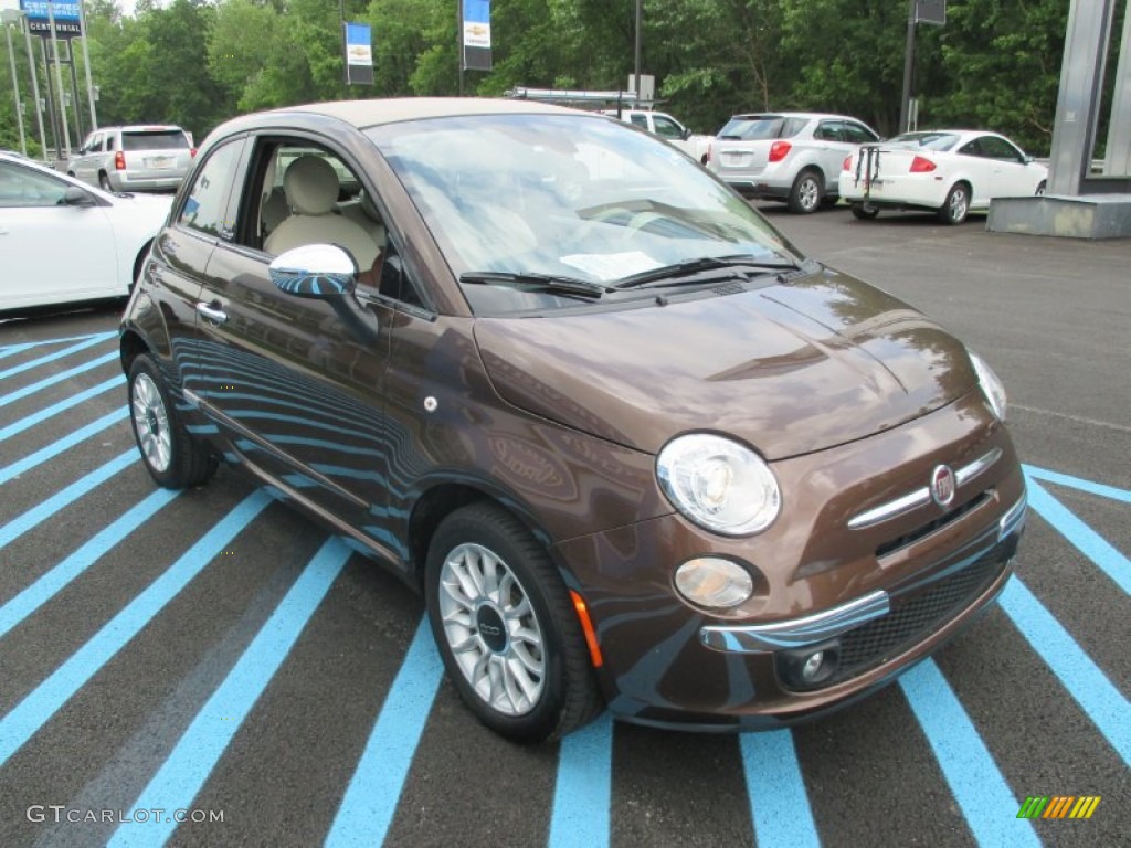 2013 500 c cabrio Lounge - Espresso (Brown) / Marrone/Avorio (Brown/Ivory) photo #10