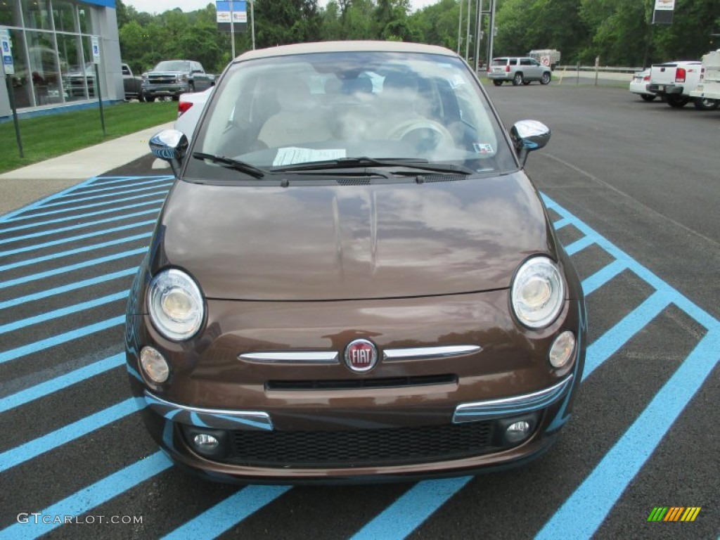 2013 500 c cabrio Lounge - Espresso (Brown) / Marrone/Avorio (Brown/Ivory) photo #12