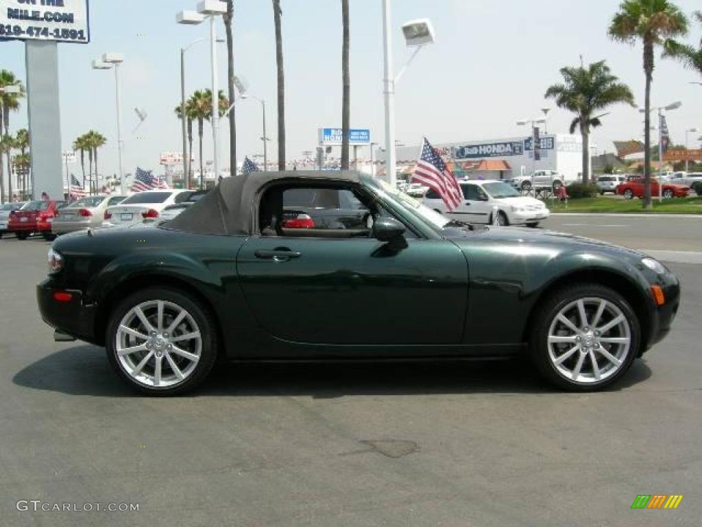 2007 MX-5 Miata Touring Roadster - Highland Green / Black photo #3