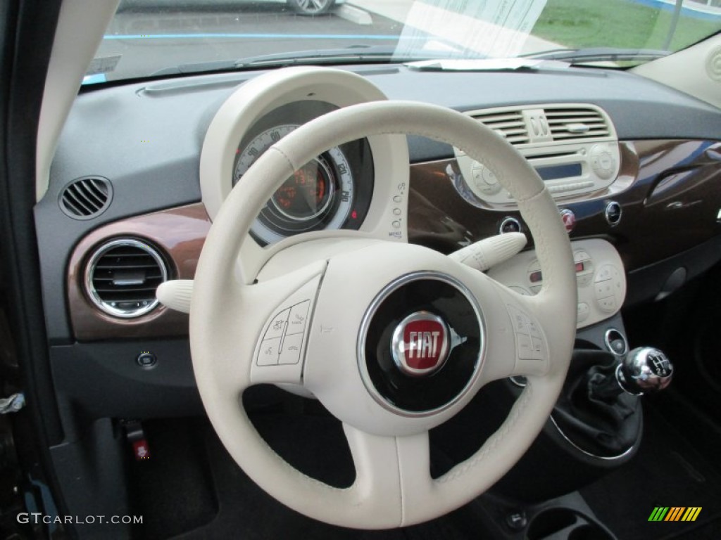 2013 500 c cabrio Lounge - Espresso (Brown) / Marrone/Avorio (Brown/Ivory) photo #21