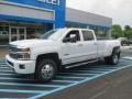 2015 Summit White Chevrolet Silverado 3500HD High Country Crew Cab Dual Rear Wheel 4x4  photo #1