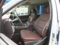 2015 Chevrolet Silverado 3500HD High Country Saddle Interior Front Seat Photo