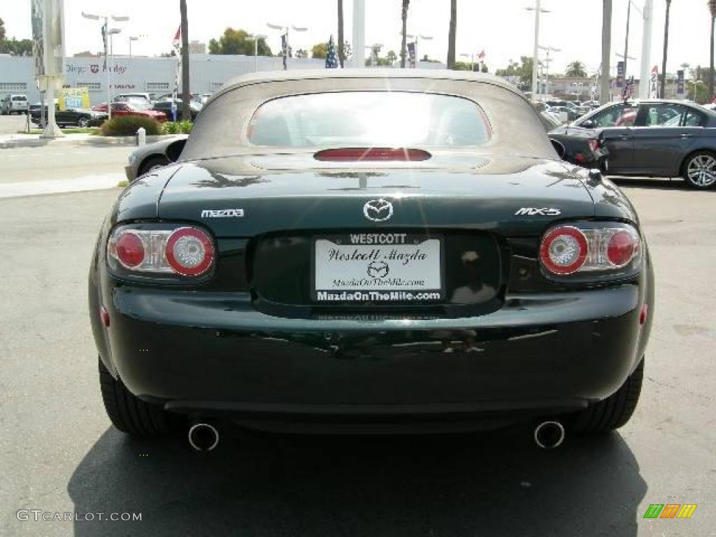 2007 MX-5 Miata Touring Roadster - Highland Green / Black photo #5