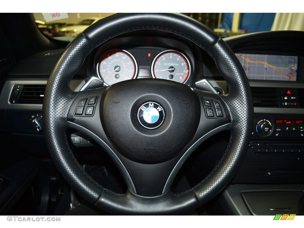 2013 3 Series 335is Convertible - Mineral White Metallic / Black photo #24