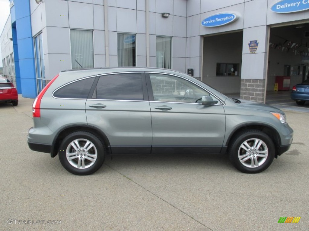 2011 CR-V EX-L 4WD - Opal Sage Metallic / Ivory photo #2