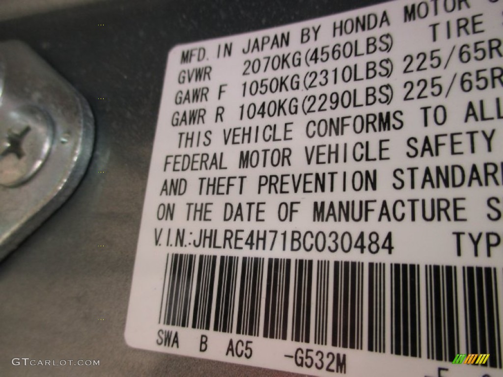 2011 CR-V EX-L 4WD - Opal Sage Metallic / Ivory photo #9
