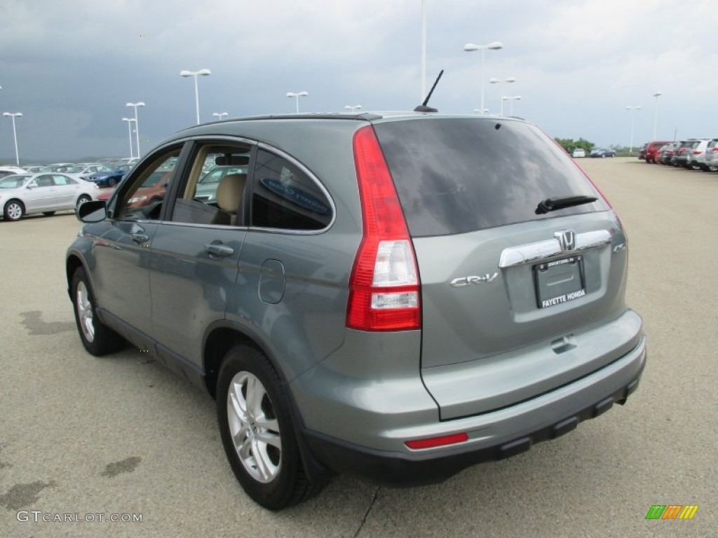 2011 CR-V EX-L 4WD - Opal Sage Metallic / Ivory photo #17